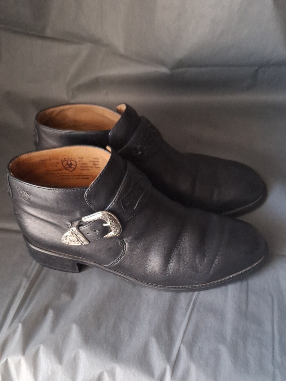 Ariat Blair Ankle Booties Black Leather Size 81/2